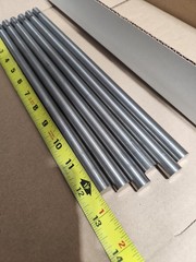 (Tag C82) .531″ Dia Titanium Rods, 12+” Long, 6 Rods, You Get All, Medical Grade