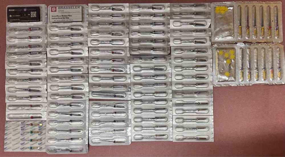 Brasseler Edgesequal + Endodontic ScoutRaCe Rotary Dental Files ⭐LOT OF 90⭐