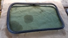 Bobcat M series rear cab window w/seal 7219974, 7219972 T590, T595, T630, T650 +