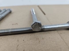 10 PC LOT 3/8-16 X 5″ 18-8 Stainless Steel Hex Head Bolts SS