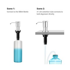 Built-in Soap Dispenser for Kitchen Sink, Soap Dispenser Pump S… FAST USA SHIP