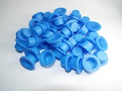 x50 1/2″ Tapered Blue Cap Plug LDPE 10-05062 LF15A Alliance Plastic protective