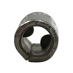 (100) Non-Insulated 12-10 Gauge Butt Splice Connector Uninsulated Wire Terminal