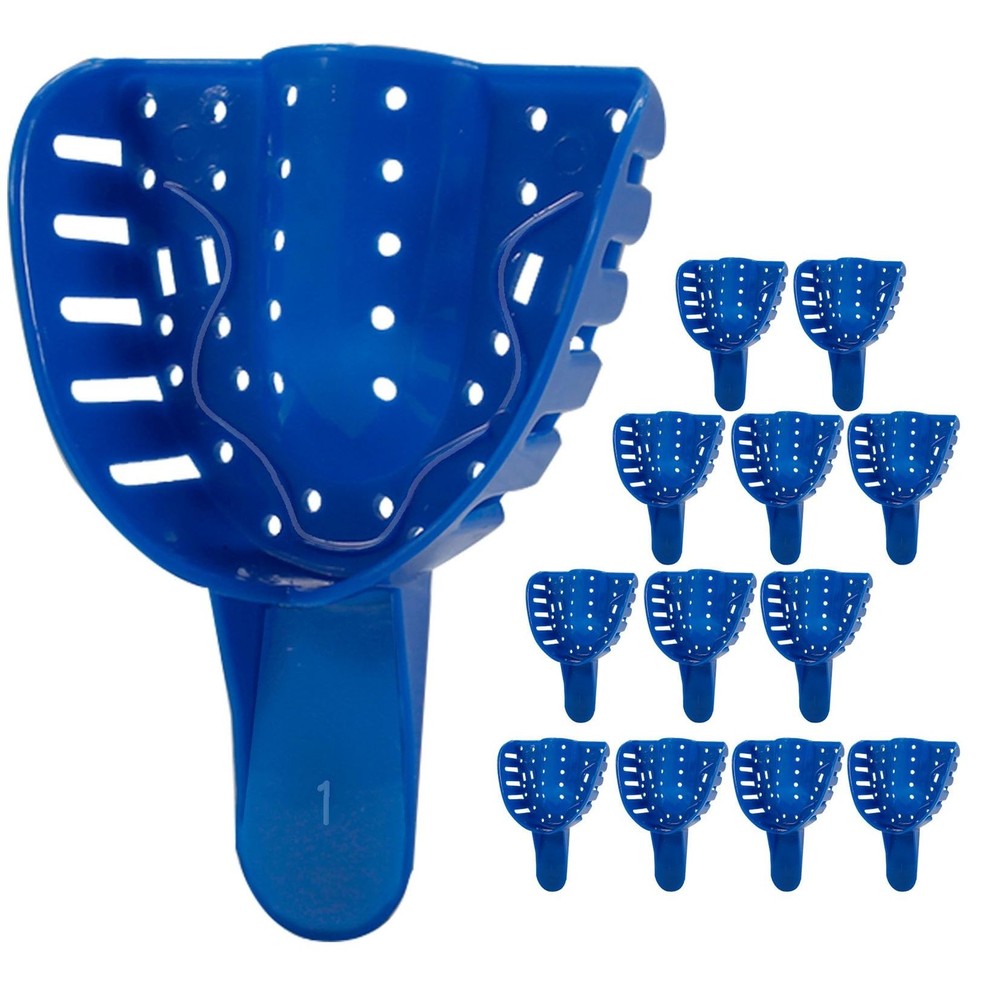 LA MIERE Royal Blue Premium Disposable Tracking Spacer Plastic Dental Impress…
