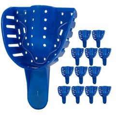 LA MIERE Royal Blue Premium Disposable Tracking Spacer Plastic Dental Impress…