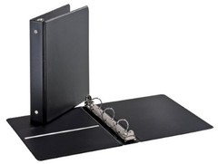 Tops Cardinal Mini Round Ring Binder, 1-Inch, 8-1/2-Inch x 5-1/2-Inch, Black
