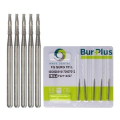 Wave Dental Surgical Bur Tungsten Carbide 25mm Taper Fissure Long FGOS FG SURG
