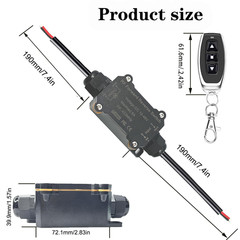 Forward Reverse Remote Control Switch,Dc12V-48V-8A Wireless Relay,164Ft Range