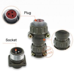 2-7 Pin P20 10-20Hz Male Connector+Female Plug Plug-type With Aviation Socket