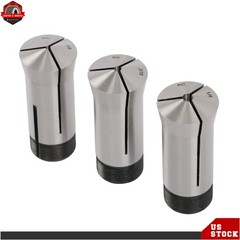 5 Pcs Collet Block Set & 1/8 – 1″ Precision 15 Piece 5C Fractional Collet Set