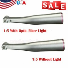 Dental Contra Angle 1:1 / 1:5 Increasing LED Handpiece Fit NSK Motor WK
