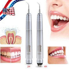 NSK Style Dental Ultrasonic Air Perio Scaler Handpiece 2/4Holes Tips G1 G2 G4