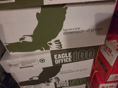 Eagle Office 8.5”x14” White 10 Reams Case 5000 sheets 92 bright 20 lb NEW