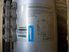 NEW AESSEAL STAINLESS VESSEL MODEL SSE25 SIZE 25 LITRE 6.6 GAL. MFG. DATE 201