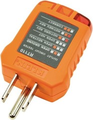 Versatile Hand-Powered Receptacle Tester – Detects Common Wiring Problems Easily