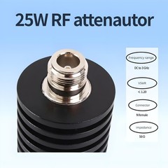 BECEN Bi-Directional 25W N Attenuator 3dB,25 Watt 50 Ohm Coax Attenuator with…