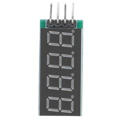 4 Digit 7 Segment Digital Tube Module LED Display Module I2C Interface DC
