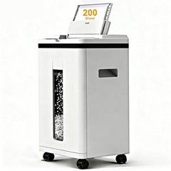 200-Sheet Auto Feed Paper Shredder 40 Min Non-Stop Micro Cut 22L for Home Office