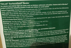 One Gallon GROUT & TILE Sealer CUSTOM BUILDING PRODUCTS TileLab 1 Gal In or Out
