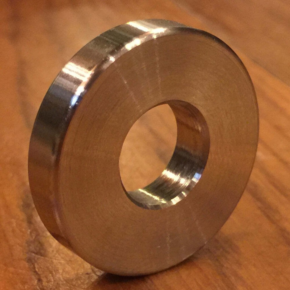 (4 pc) Custom EXTSW 10.16 mm ID x 23 mm OD x 3.5 mm Thick 316 Stainless Washer