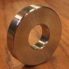 (4 pc) Custom EXTSW 10.16 mm ID x 23 mm OD x 3.5 mm Thick 316 Stainless Washer