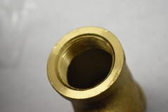Lot of 6 Supply Giant BRTE0100-NL 1 Brass Tee Lead Free Female Threaded NPT
