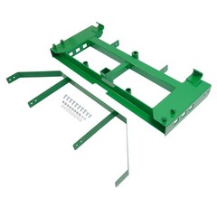 4000lbs Attachment Plate Pallet Fork Frame For John Deere w/ 2″ Receiver Hitch
