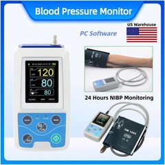 US Stock ABPM50 24 Hours Ambulatory NIBP Monitoring PC Software Adult cuff