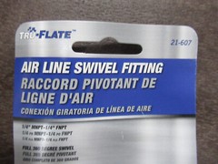 TRU-FLARE 21-607 AIR LINE SWIVEL FITTING