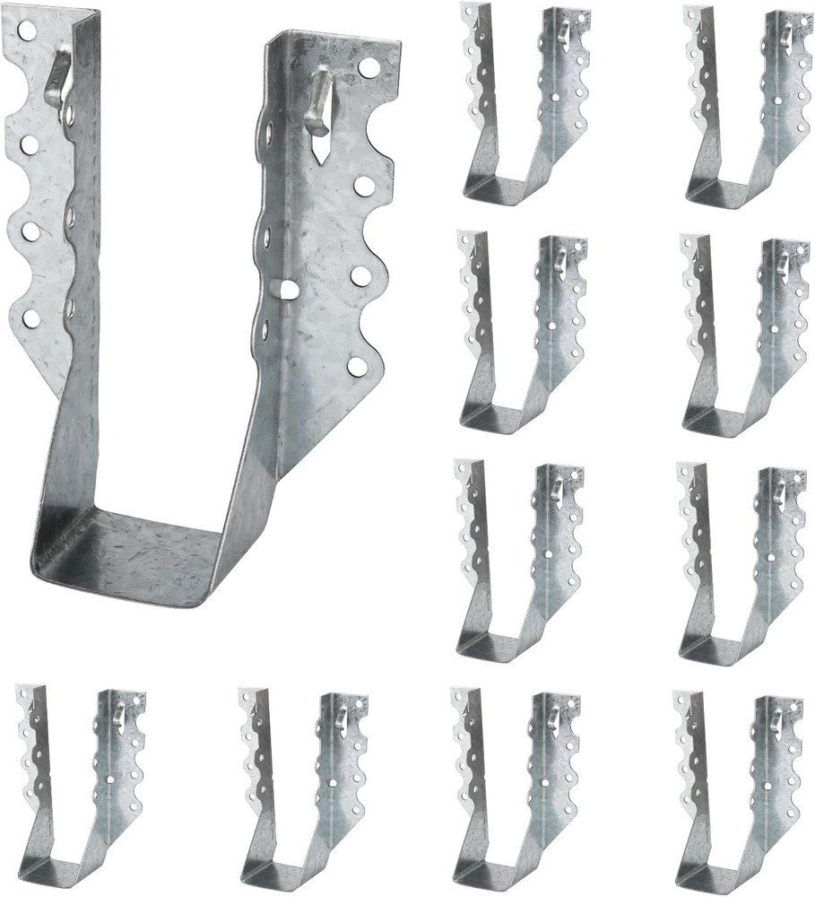 Lukloy 10 Pack 2X6 Joist Hanger 20 Gauge Galvanizing Face Mount Joist Hangers fo