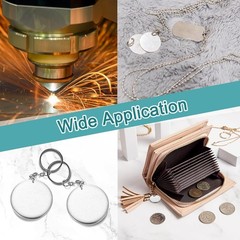 Stainless Steel Blank Round Discs 304 Grade Laser Cut Ø 5mm-80mm Thick 0.1-1.0mm