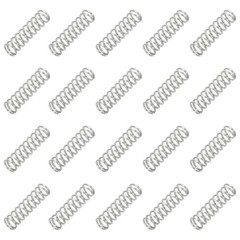 20 x 304 Stainless Steel 0.5 mm Wire Dia x 4 mm OD x 15 mm l Spring
