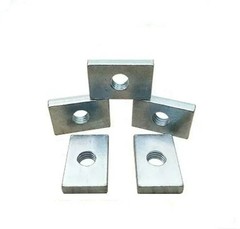 100pcs Square Nuts M5 M6 M8 Rectangular GB39 Thin Carbon Steel Nut M6x11x8x4