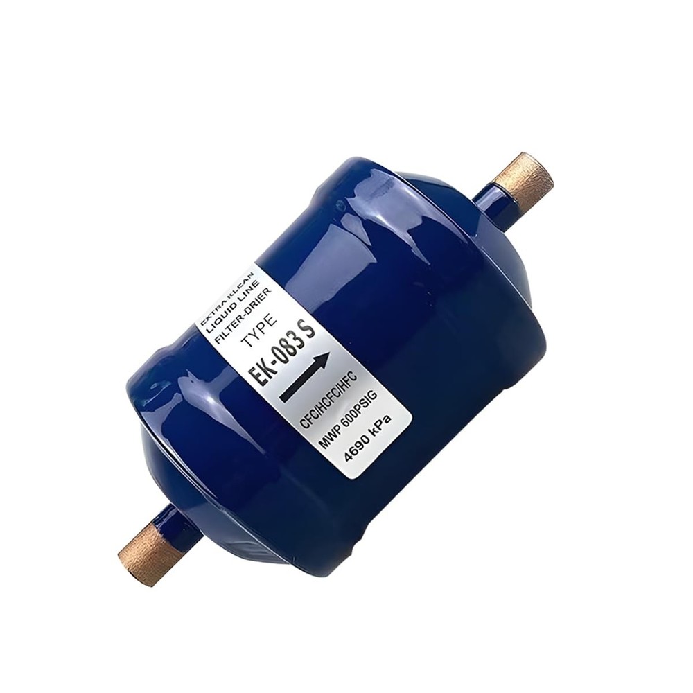HZEL 3/8″ Liquid Line Filter Refrigerant Drier, EK-083S Sweat Flow Filter Dryer