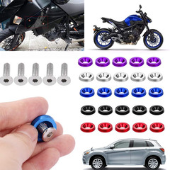 20PCS M6 Engine Bay Dress-Up Fender Washer Bolt Kit Aluminum Set