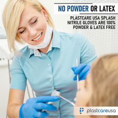 Blue Nitrile Exam Gloves – Various Sizes – Powder & Latex Free (Medical Grade)