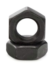 Jam Thin Hex Nuts Half Nuts Hex Jam Nuts Black Stainless Steel – 1/4″ to 1/2″