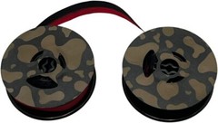 FJA Universal Typewriter Ribbon on Custom 2″ Spool x 1/2 Inch BLACK/RED INK