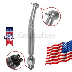 YABANGBANG Dental High Speed Handpiece with 4 Holes Quick Coupler 360° Swivel