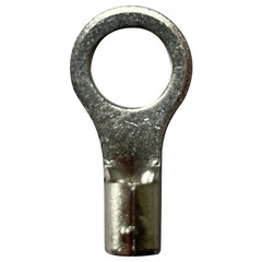 (25) Non-Insulated 8 Gauge 3/8″ Ring Terminal Uninsulated Wire Connector – USA