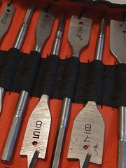 Never Used 13 PIECE SET CRAFTSMAN WOOD PADDLE BITS