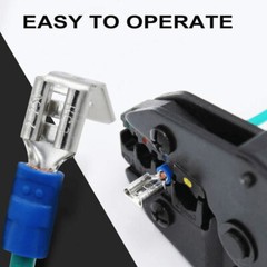 100/50pcs Piggy Back Insulated Spade Terminals 22-10AWG Wire Crimp Connectors