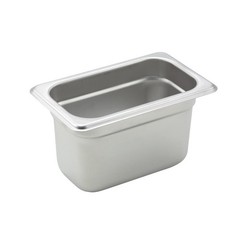 Winco SPJM904 1/9 Size 4 in Steam Table Pan