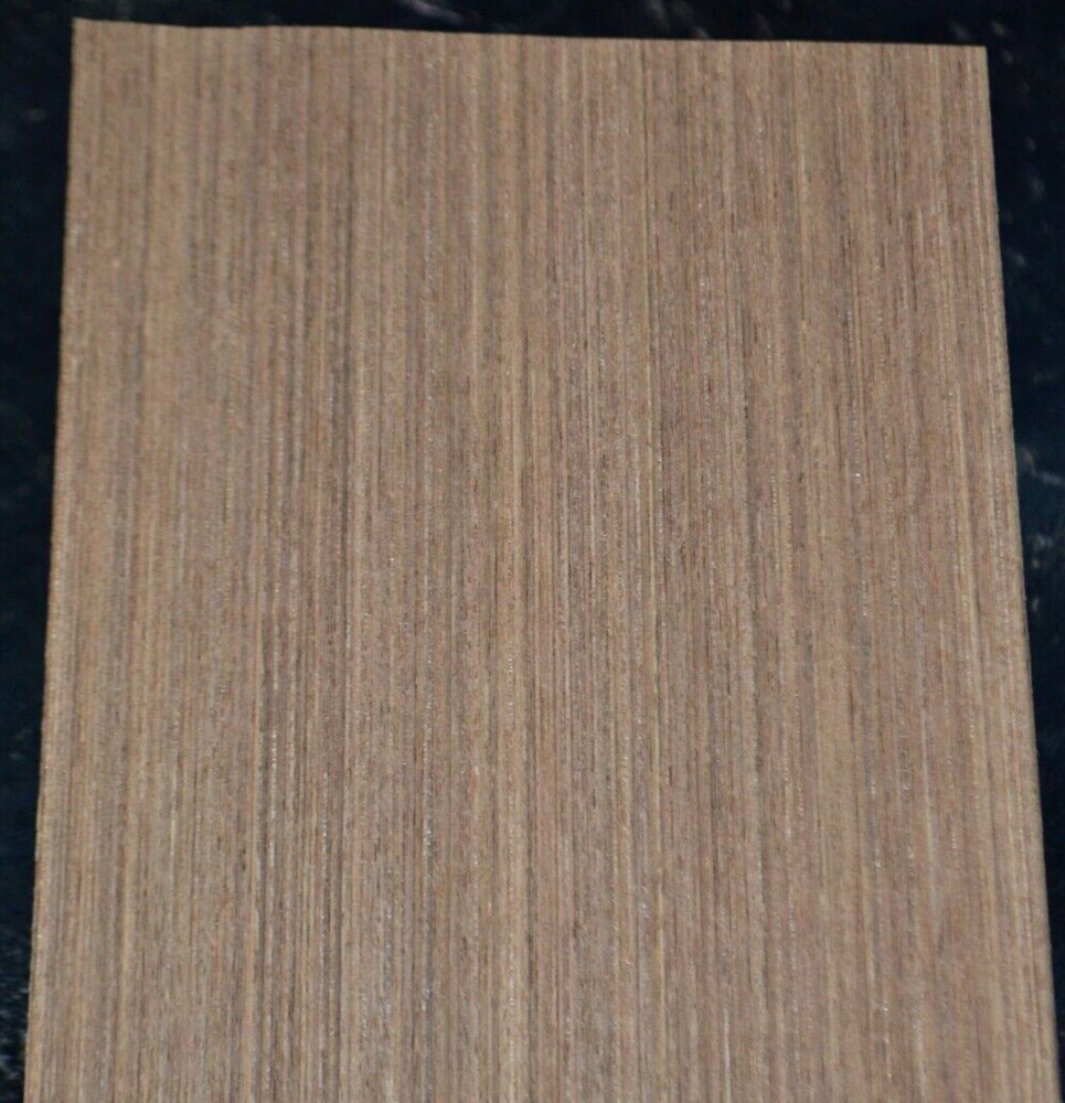 Composite Walnut Raw Wood Veneer Sheet 5.5 x 36 inches Engineered N5942-21