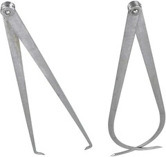 300Mm/12 Inch Long Firm Joint Metal Measurement inside outside Caliper 2 Pcs