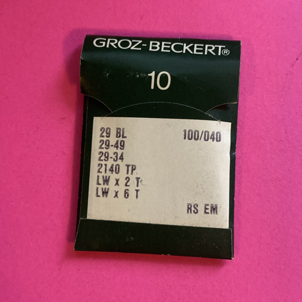*NOS* 29BL-100/040 -GROZ-BECKERT-SEWING NEEDLE (PK. OF 10) FREE SHIPPING*