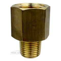 4 Pack Brass Reducer Adapter 1/4″ Female X 1/8″ Male NPT Pipe Reducing Fitting