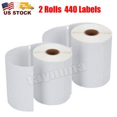 2 Rolls Direct Thermal Shipping Labels 4×6″ 220/Roll 1744907 DYMO 4XL Compatible