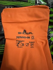 Showa 707HVO Chemical Resistant Nitrile Rubber 9mil Cleaning Gloves S,M,L,XL NEW