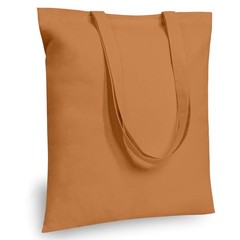 TOPDesign 24-Pack Economical 16″x15″ Khaki Cotton Tote Bags, Medium,